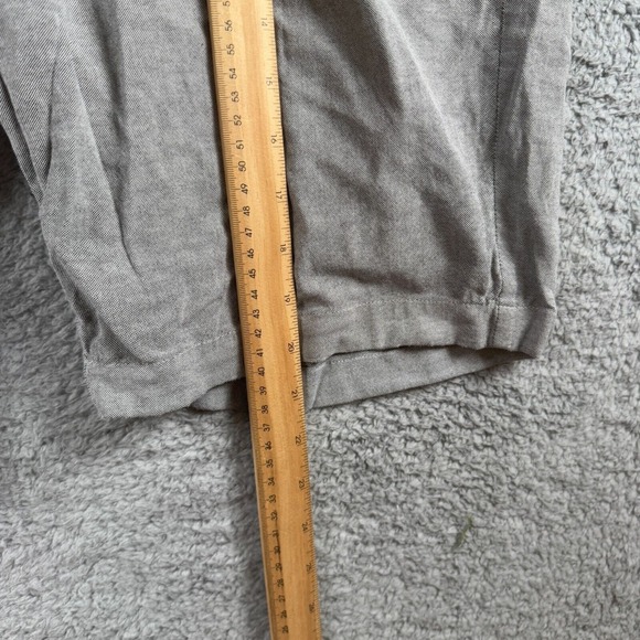 Lululemon Commission Shorts Mens 34 Qwick Oxford Relaxed Chino 11" Inseam Gray - Picture 3 of 9